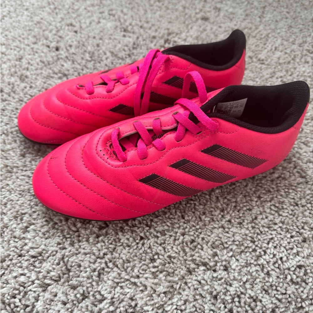 Adidas Kids Pink Soccer cleats